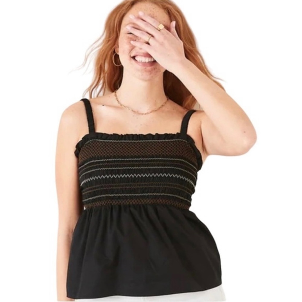 🆕 Old Navy Sleeveless Smocked Babydoll Top | Size Small
